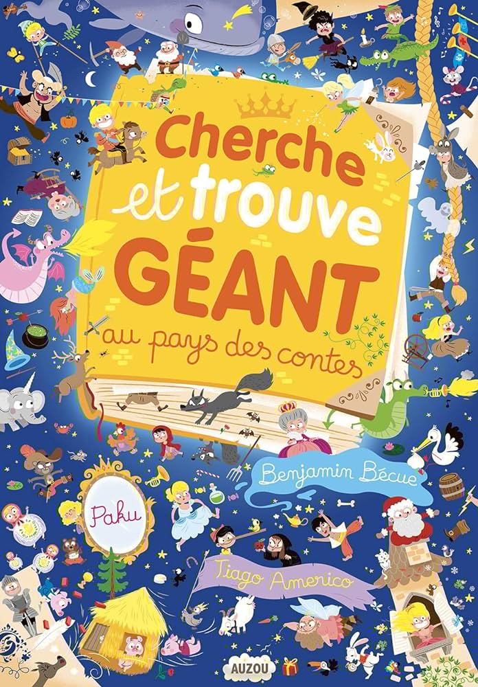 CHERCHE ET TROUVE GEANT - AU PAYS DES CONTES