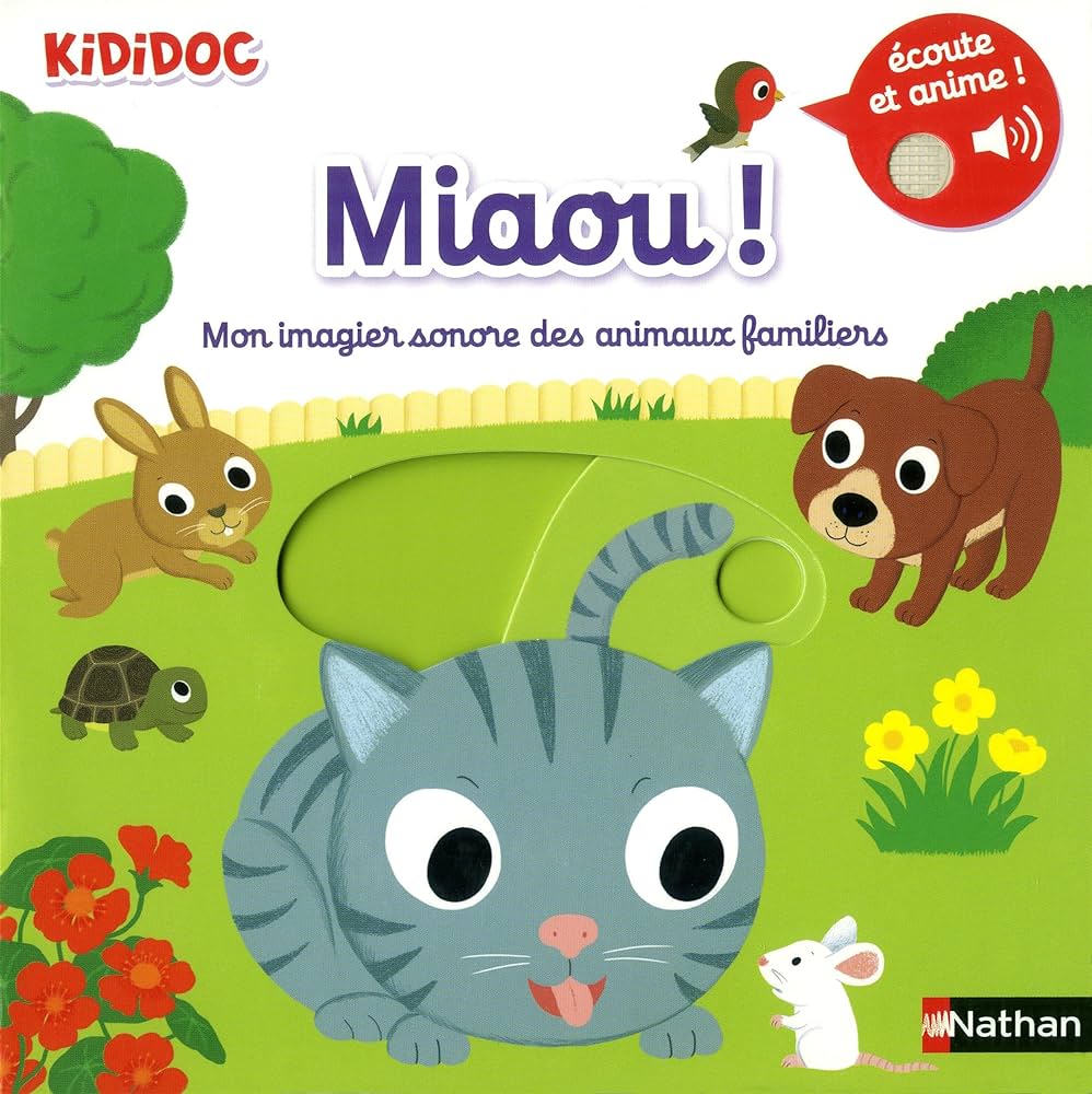 MIAOU ! MON IMAGIER SONORE DES ANIMAUX FAMILIERS - VOL08