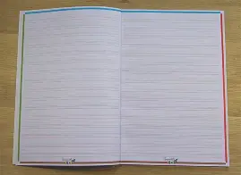 1 cahier 24 X 32-96 pages (Lined paper) 