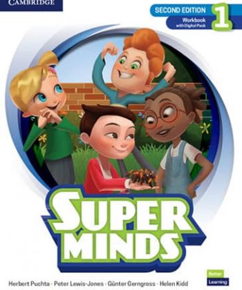 Super Minds Second edition British English level 1 Beginners Workbook with Digital Pack
