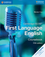Cambridge IGCSE™ First Language English Coursebook 3eme Literatur
