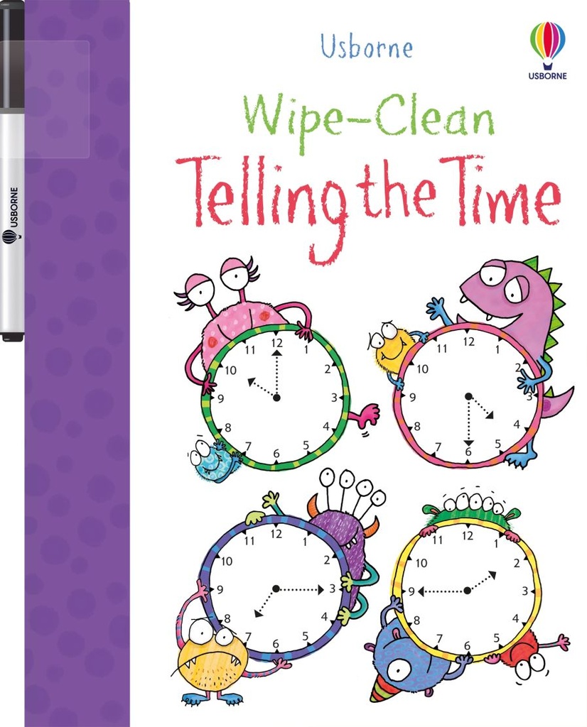 Wipe-clean telling the time
