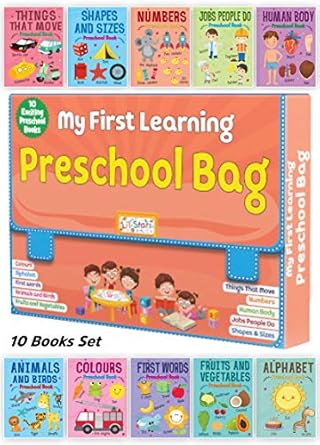 My First Learning Preschool Bag - Set of 10
