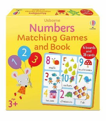 NUMBERS MATCHING GAMES AND BOOK 