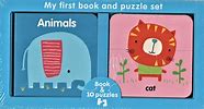My first book and puzzle set: Animals