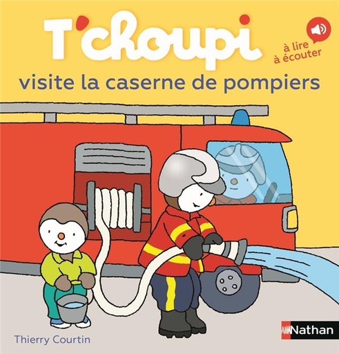[TCHO000080] TCHOUPI VISITE LA CASERNE DES POMPIERS
