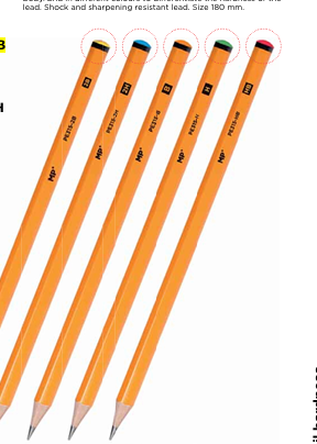 [9023800926128] Crayon mine à papier HB