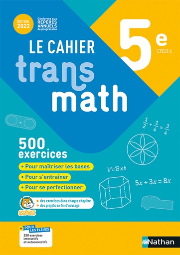 [9782091718897] CAHIER TRANSMATH 5E